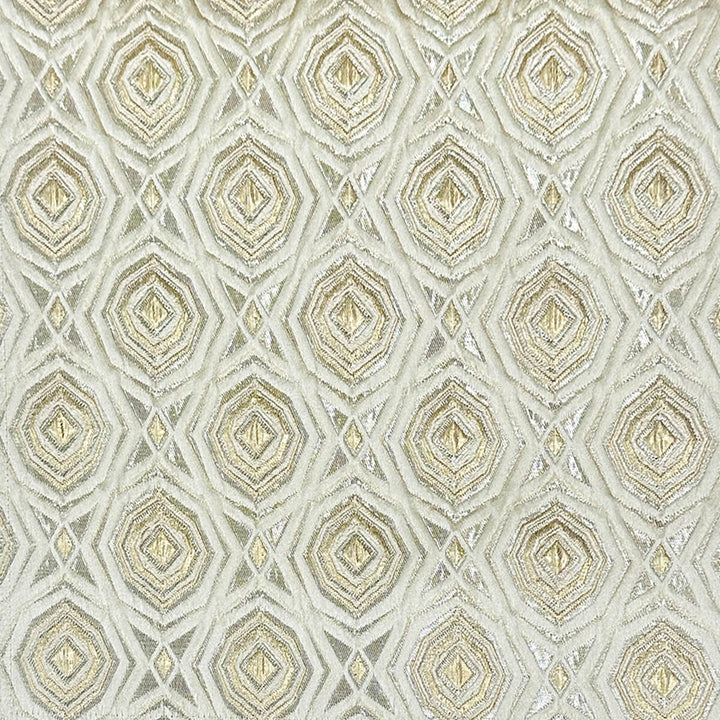 110" Aphrodite Soft Light Gold Beige Raised Jacquard Fabric