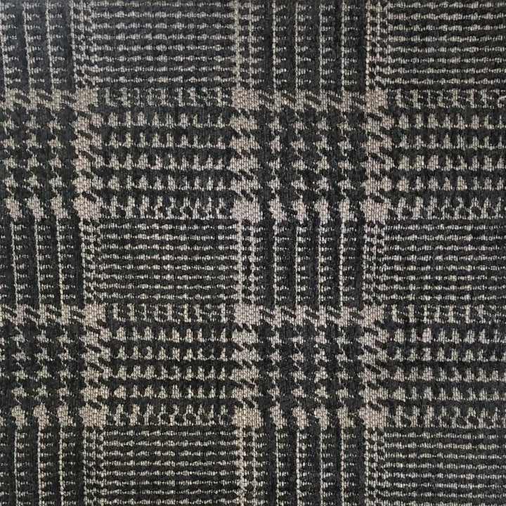 Virelle Ebony Houndstooth Chenille Fabric