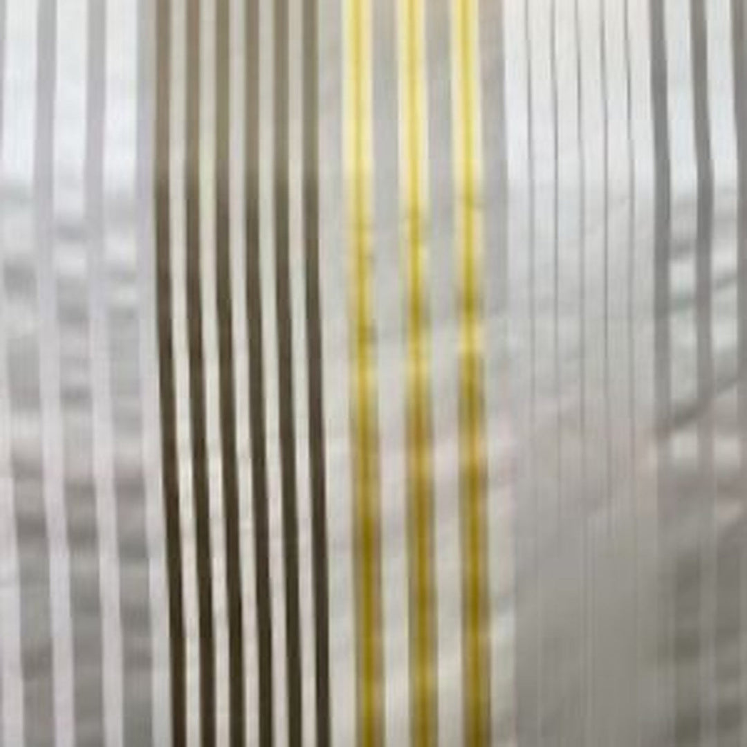 Salvessa Multi-Colored Stripe Silk Fabric in Sand