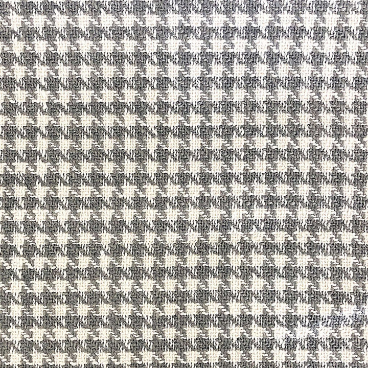 Ésvane Gray Small Houndstooth Chenille Fabric