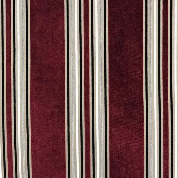 Eisengard Stripe Luxury Velvet Fabric | 6 Colors