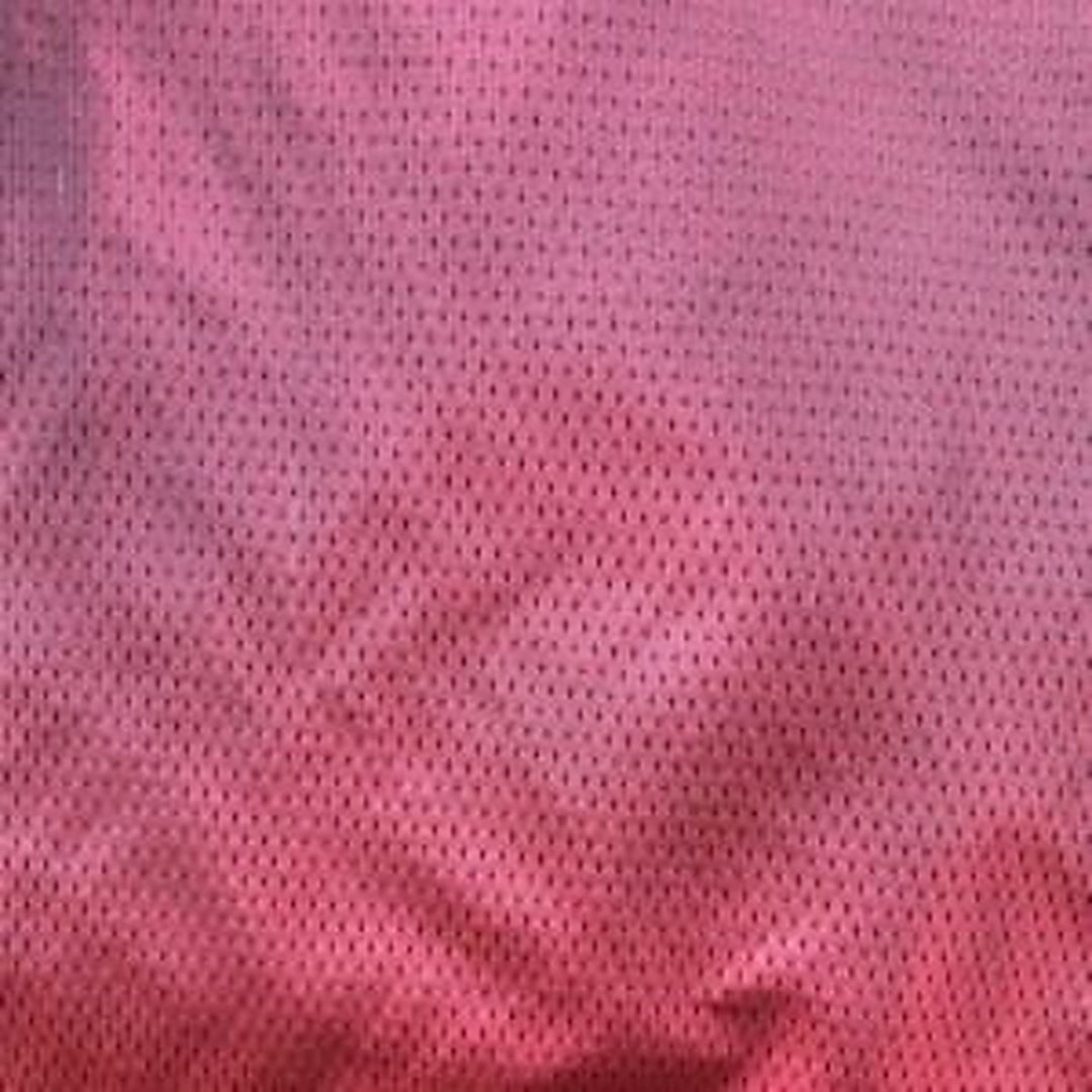 Brivanne Solid Dotted Silk Fabric in Ruby