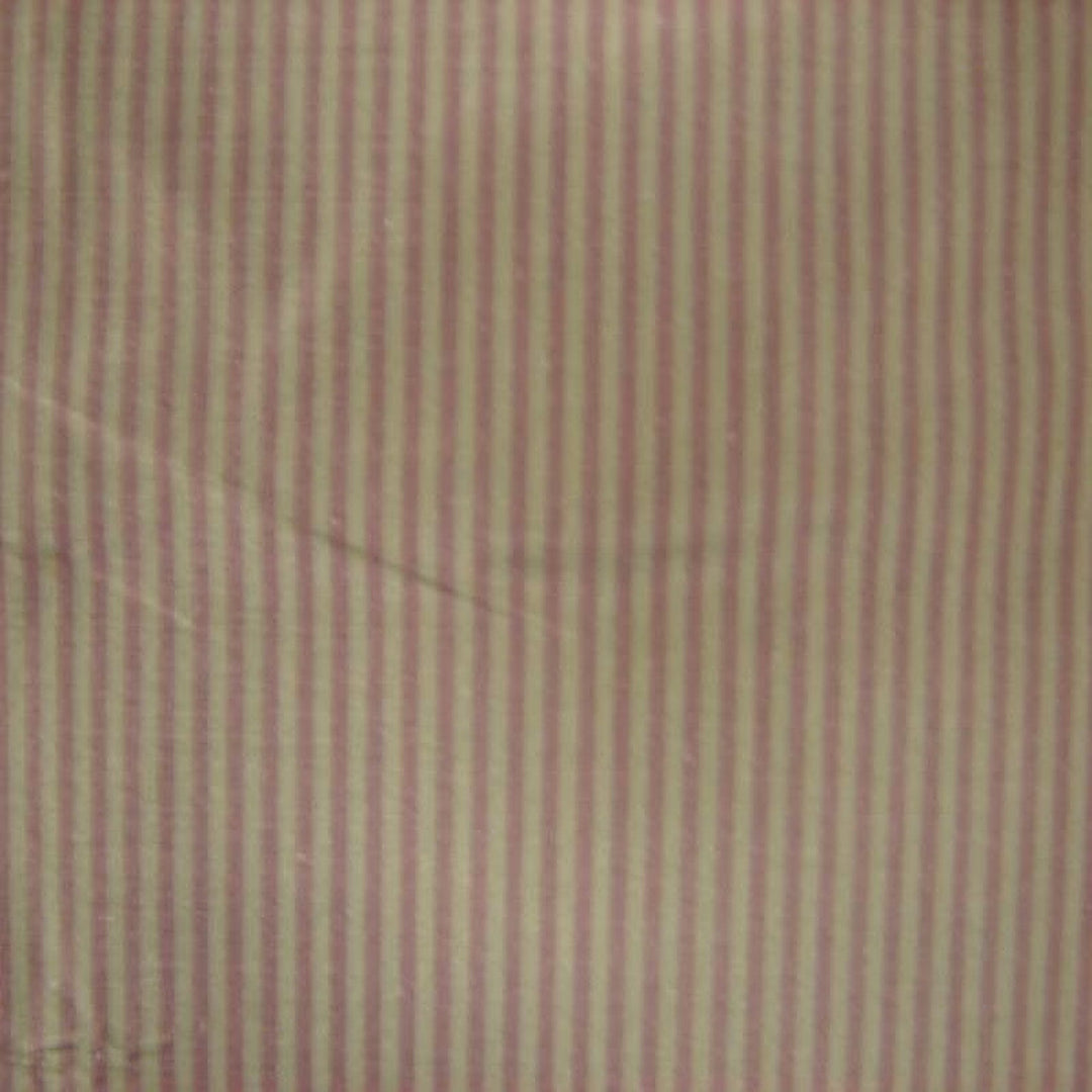 Dorvessa Two-Toned Stripe Silk Fabric in Aubergine