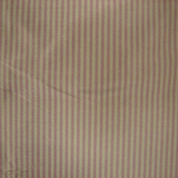 Dorvessa Two-Toned Stripe Silk Fabric in Aubergine