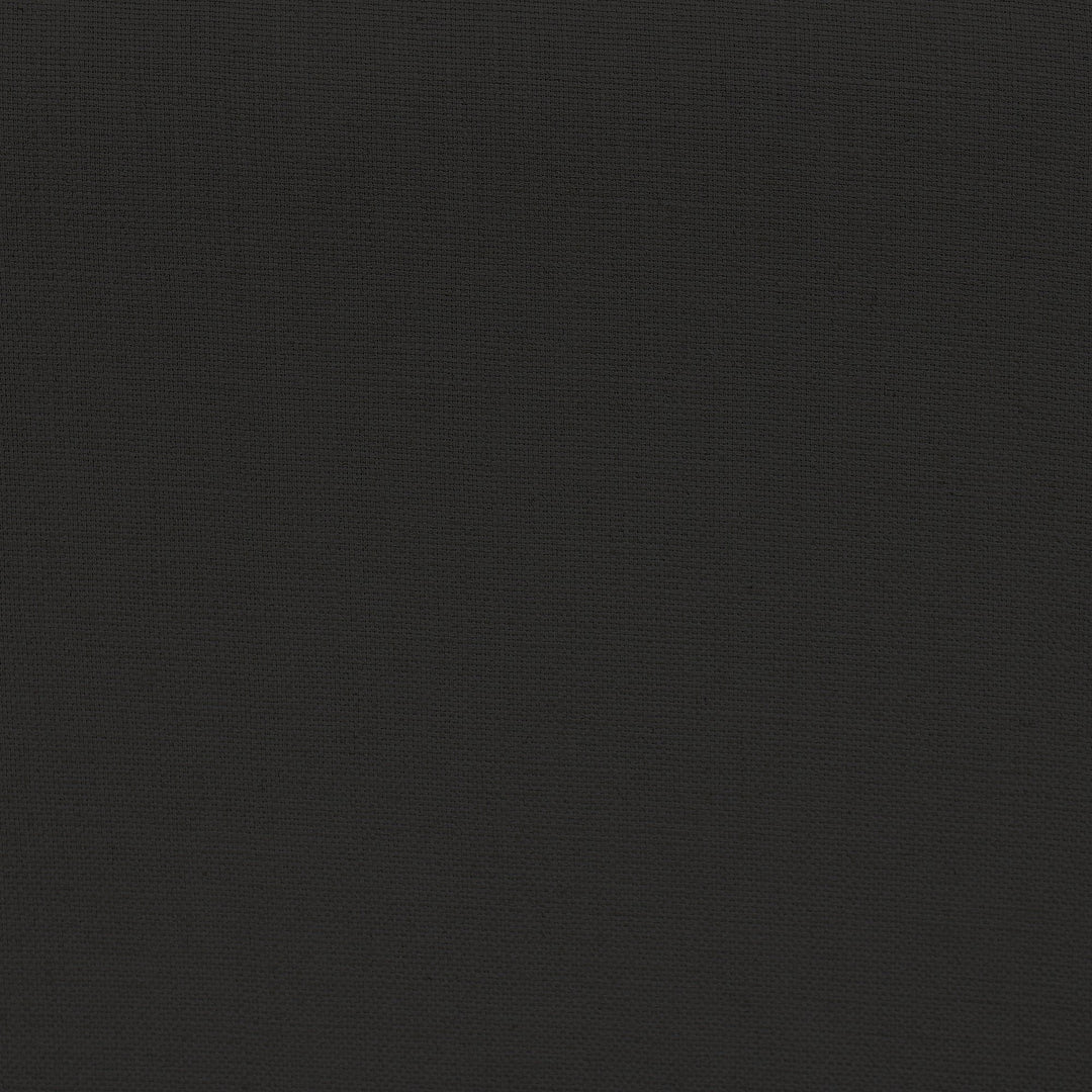 Lennon Fabric in color Black is a Solid Linen Blend Fabric that is good for Drapery & Curtain Fabric and Upholstery Fabric