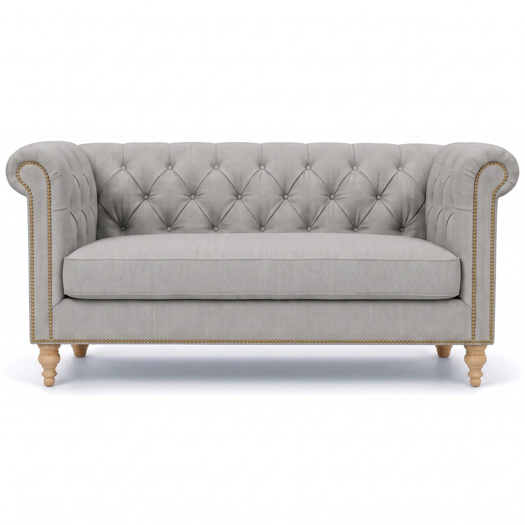 Lennon Fabric in color White made on a sofa is a Solid Linen Blend Fabric that is good for Drapery & Curtain Fabric and Upholstery Fabric