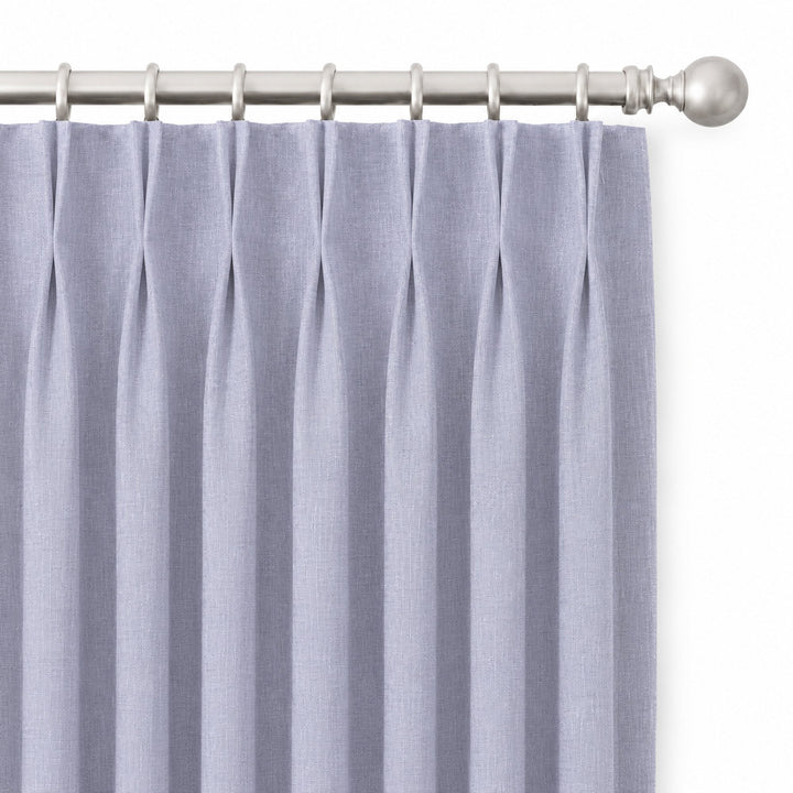 Lennon Fabric in color Lavender made as a drapery is a Solid Linen Blend Fabric that is good for Drapery & Curtain Fabric and Upholstery Fabric