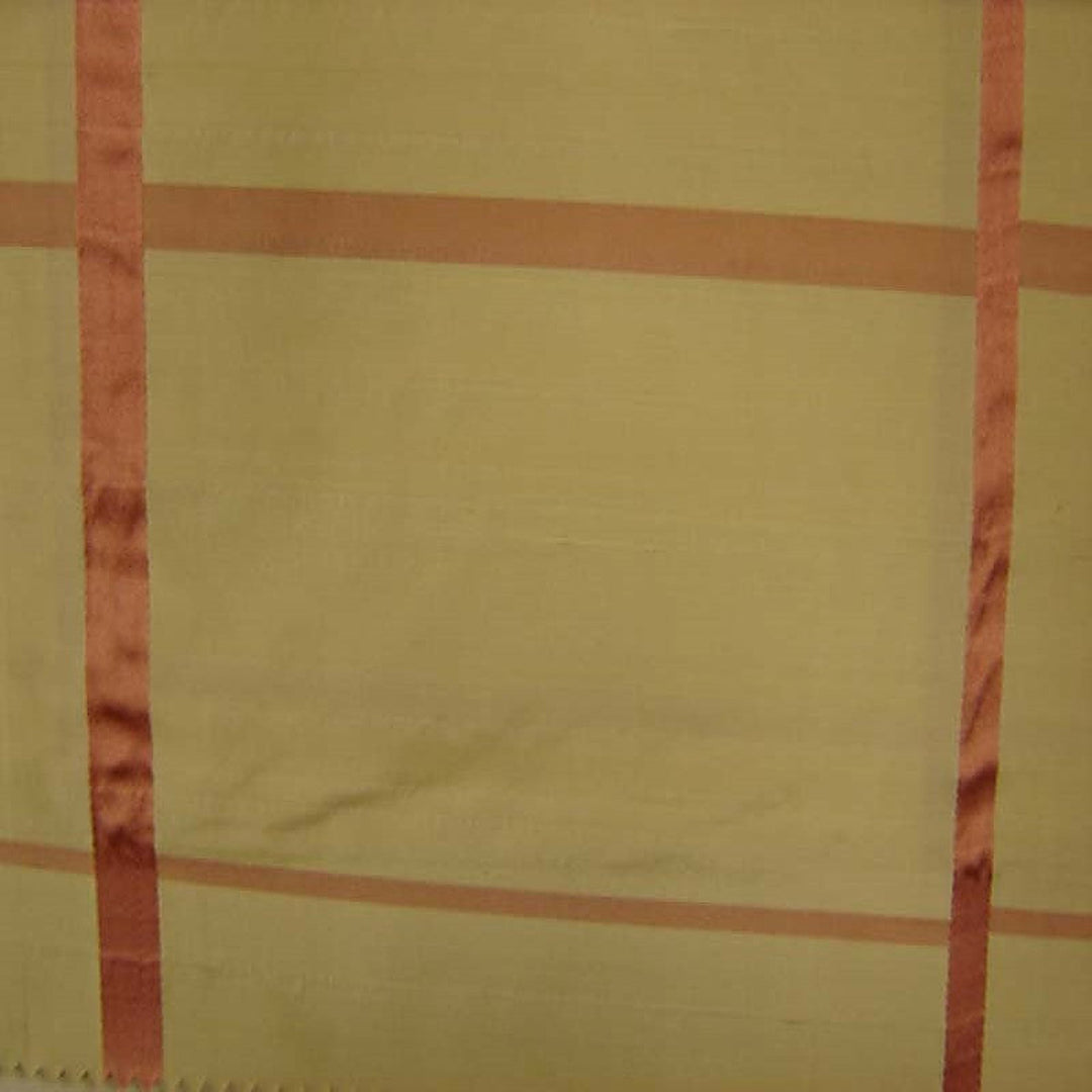 Gavelle Multi-Colored Stripe Silk Fabric in Spring