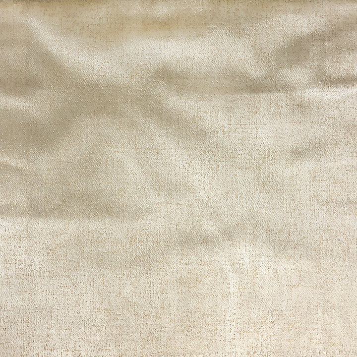 Margo Fabric in color Cream is a Metallic Cut Velvet Fabric that is good for Upholstery Fabric & Drapery & Curtain Fabric