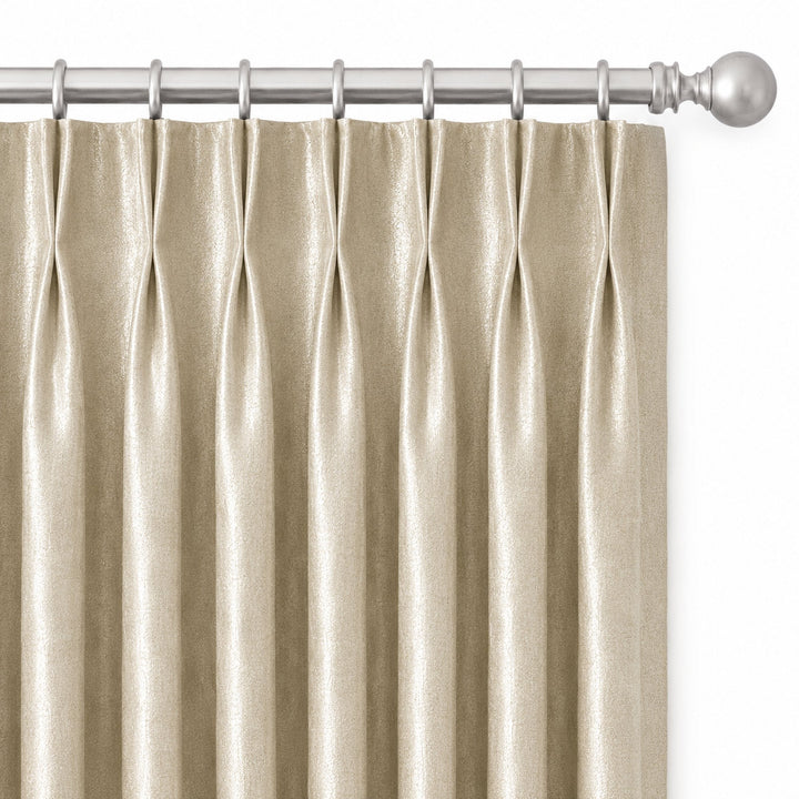 Margo Fabric in color Ivory made as a drapery is a Metallic Cut Velvet Fabric that is good for Upholstery Fabric & Drapery & Curtain Fabric