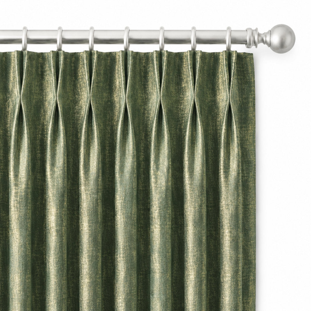 Margo Fabric in color Spa made as a drapery is a Metallic Cut Velvet Fabric that is good for Upholstery Fabric & Drapery & Curtain Fabric