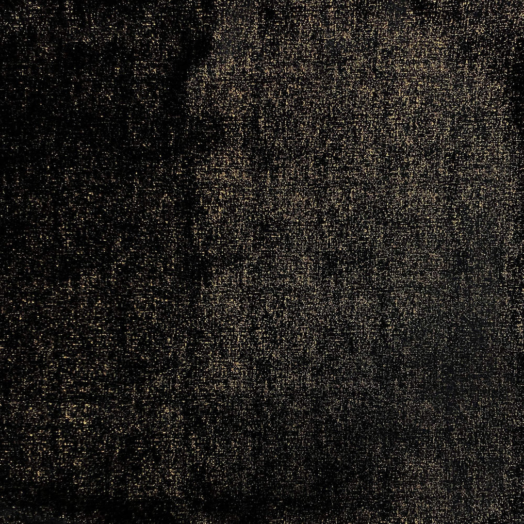 Margo Fabric in color Black is a Metallic Cut Velvet Fabric that is good for Upholstery Fabric & Drapery & Curtain Fabric
