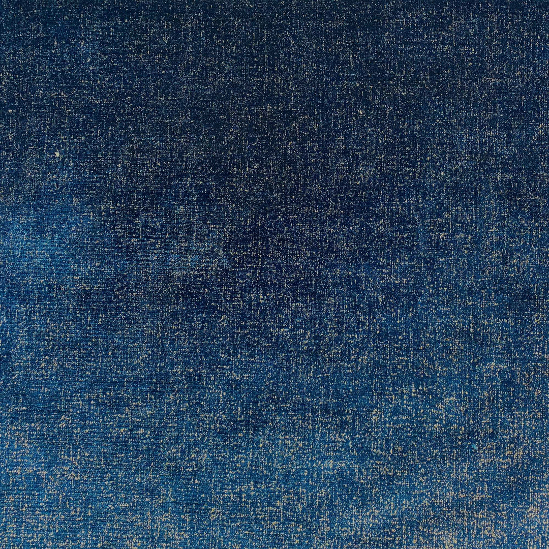 Margo Fabric in color Sapphire is a Metallic Cut Velvet Fabric that is good for Upholstery Fabric & Drapery & Curtain Fabric
