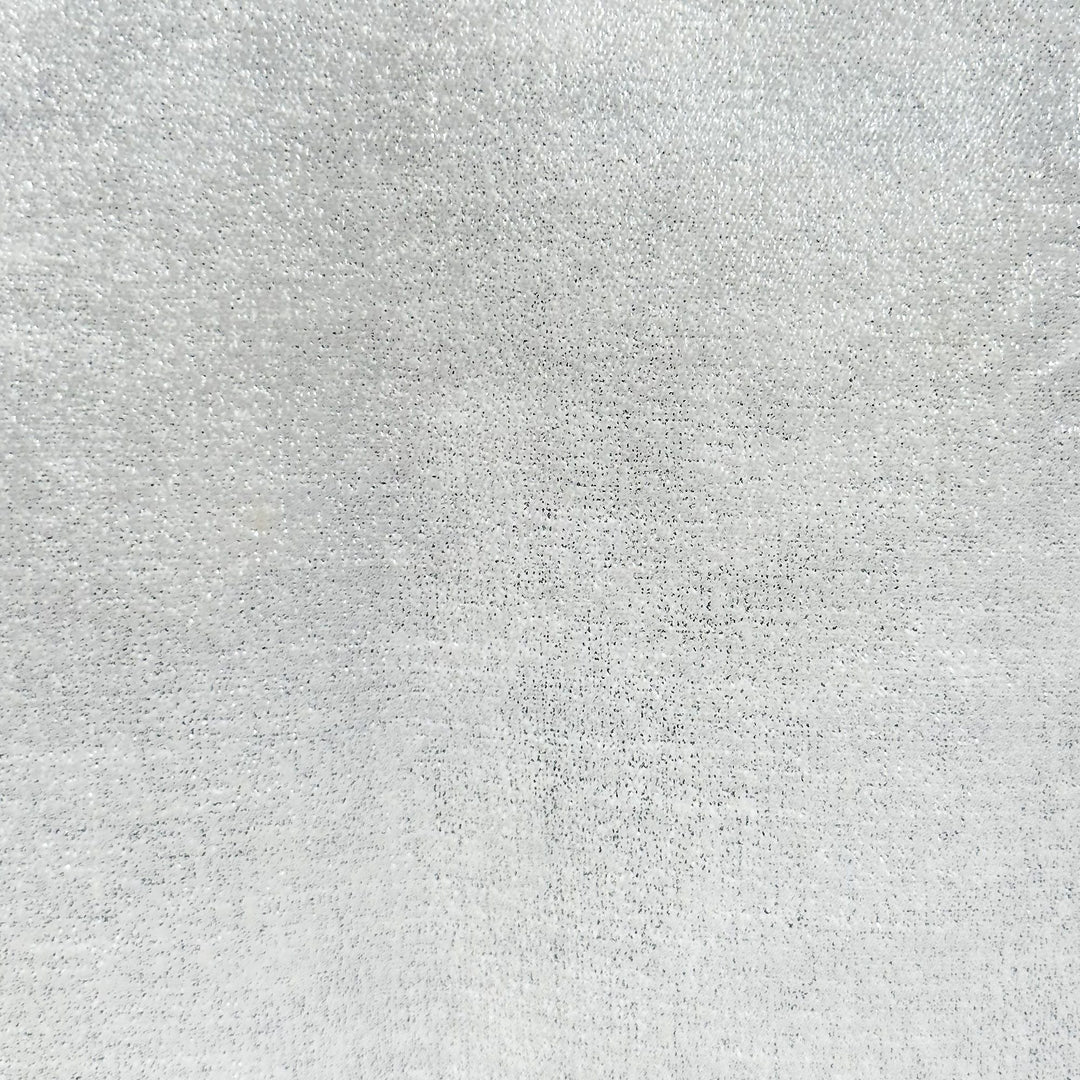 Margo Fabric in color Silver is a Metallic Cut Velvet Fabric that is good for Upholstery Fabric & Drapery & Curtain Fabric