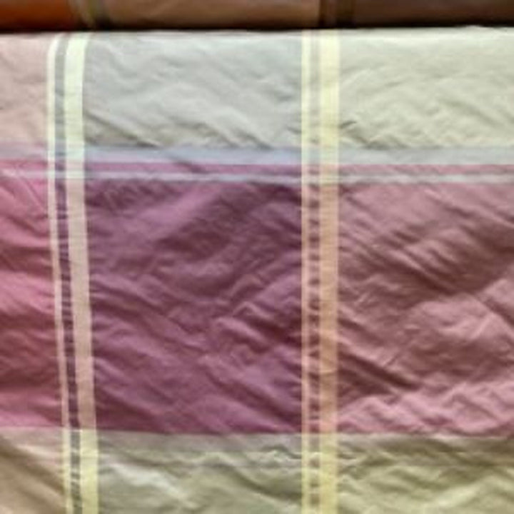 Kalessa Multi-Colored Stripe Silk Fabric in Treasure