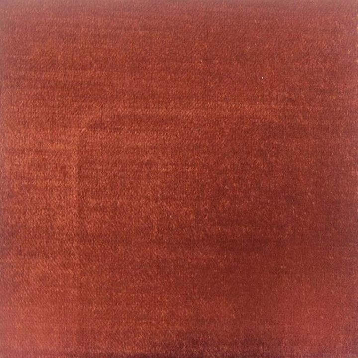 Namur Fabric in color Terracotta is a Solid Textured Velvet Fabric that is good for Drapery & Curtain Fabric and Upholstery Fabric