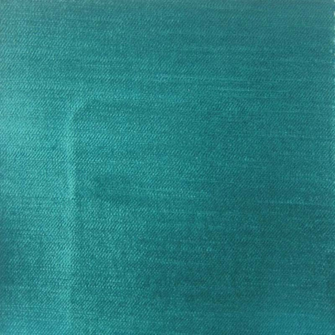 Namur Fabric in color Turquoise is a Solid Textured Velvet Fabric that is good for Drapery & Curtain Fabric and Upholstery Fabric