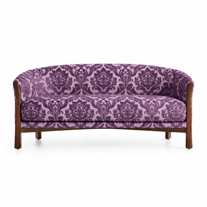 Montialo Plum Purple Two-Toned Velvet Fabric