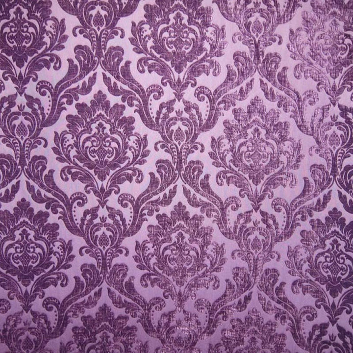 Montialo Plum Purple Two-Toned Velvet Fabric