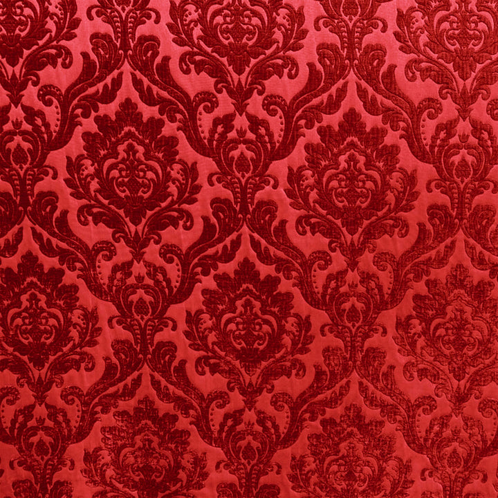 Montialo Red Two-Toned Velvet Fabric