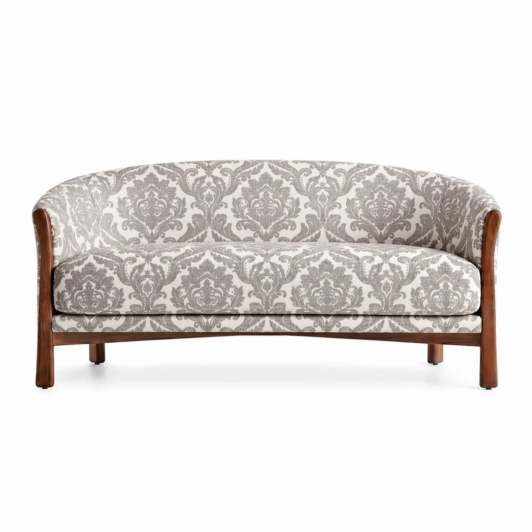 Montialo Ecru Two-Toned Velvet Fabric