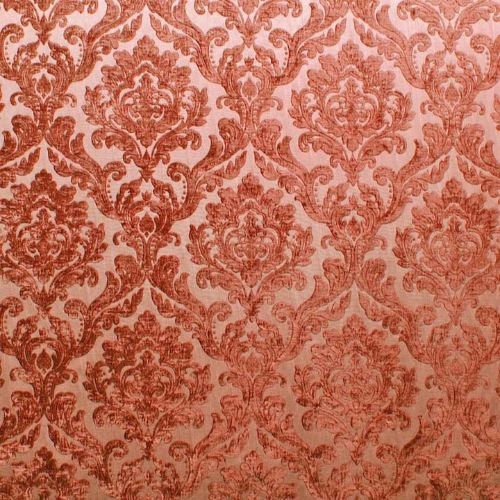 Montialo Rust Brown Two-Toned Velvet Fabric