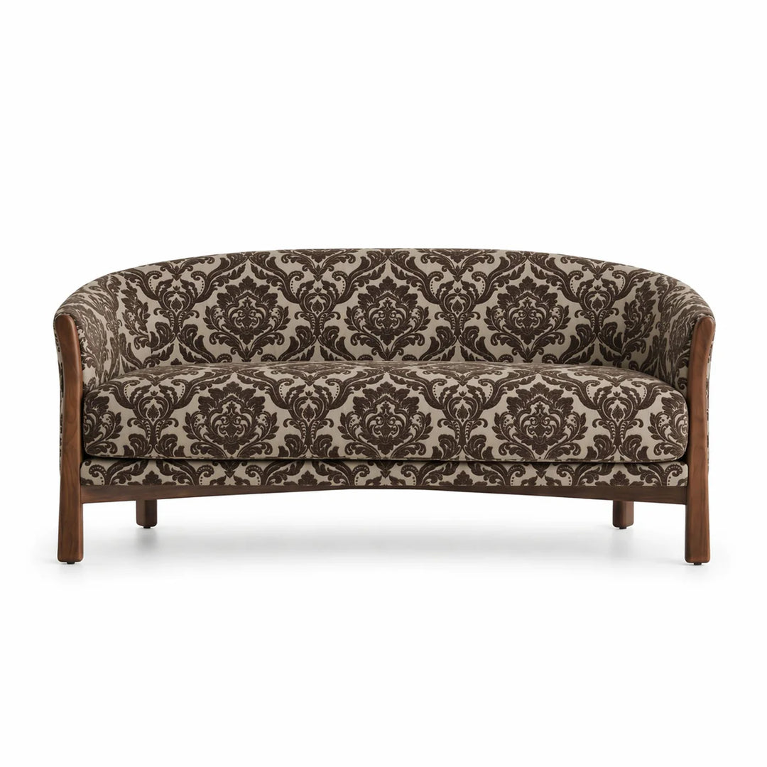 Montialo Pewter Brown Two-Toned Velvet Fabric