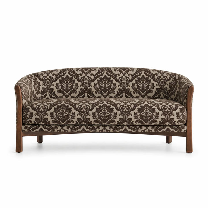 Montialo Pewter Brown Two-Toned Velvet Fabric