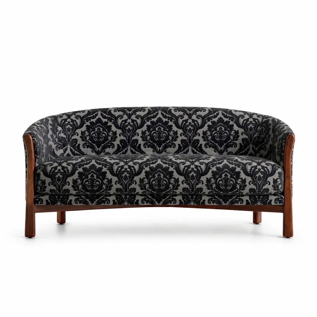 Montialo Charcoal Two-Toned Velvet Fabric