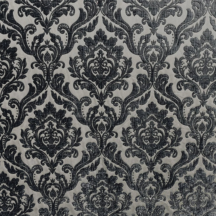 Montialo Charcoal Two-Toned Velvet Fabric