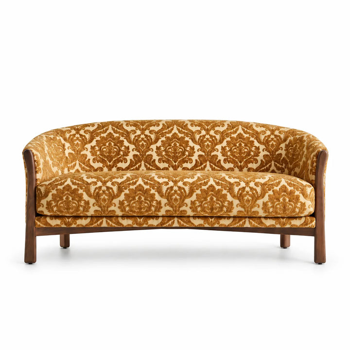 Montialo Mustard Two-Toned Velvet Fabric