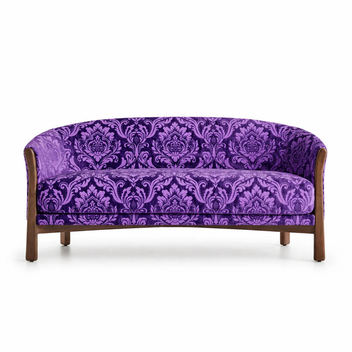 Montialo Violet Two-Toned Velvet Fabric