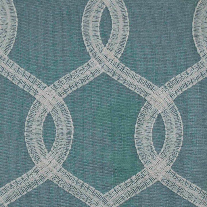 Ardessa Large Abstract Embroidery Faux Linen Fabric | 6 Colors