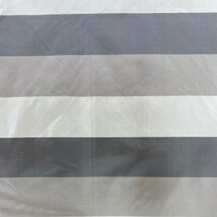 Sorvane Multi-Colored Stripe Silk Fabric in Lichen