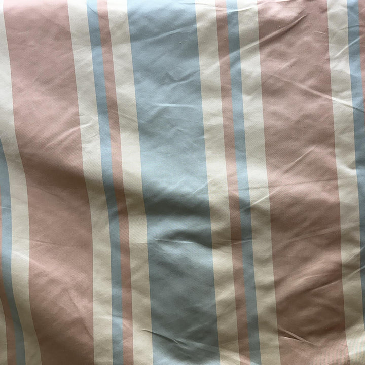 Tavelline Multi-Colored Stripe Silk Fabric in Spray