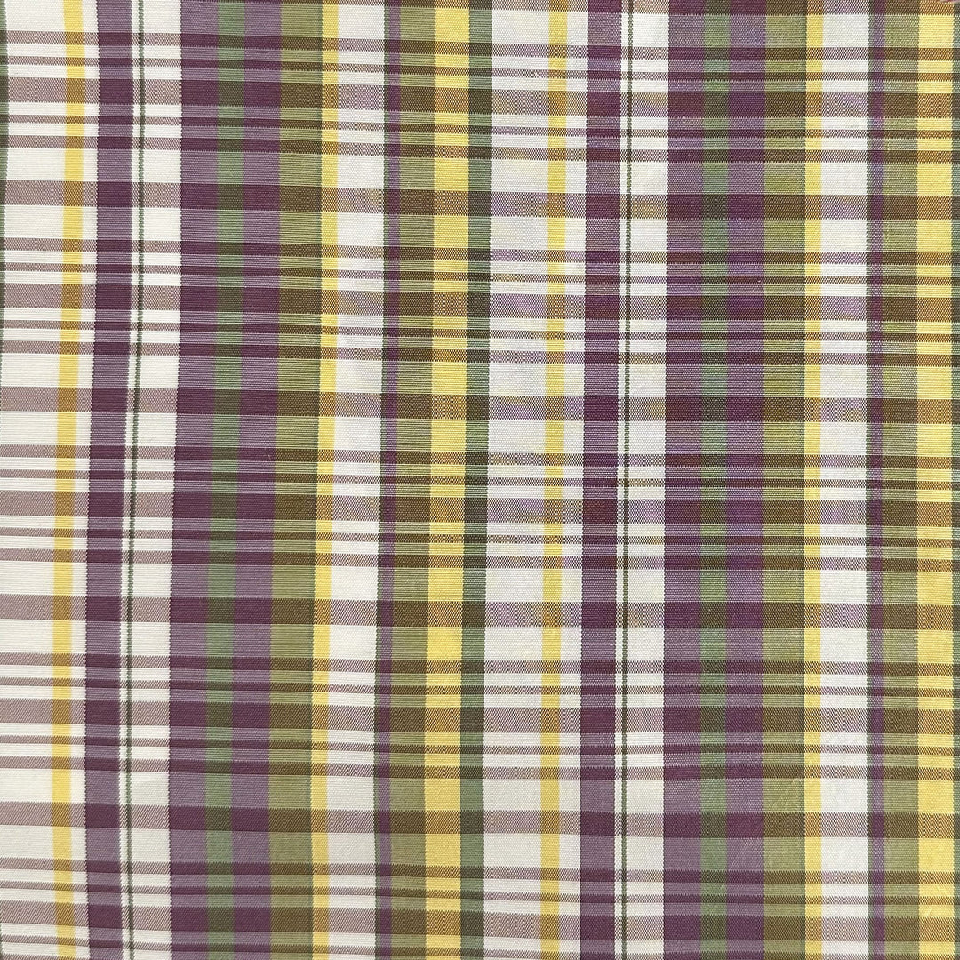 Zovanne Multi-Colored Stripe Silk Fabric in Mulberry