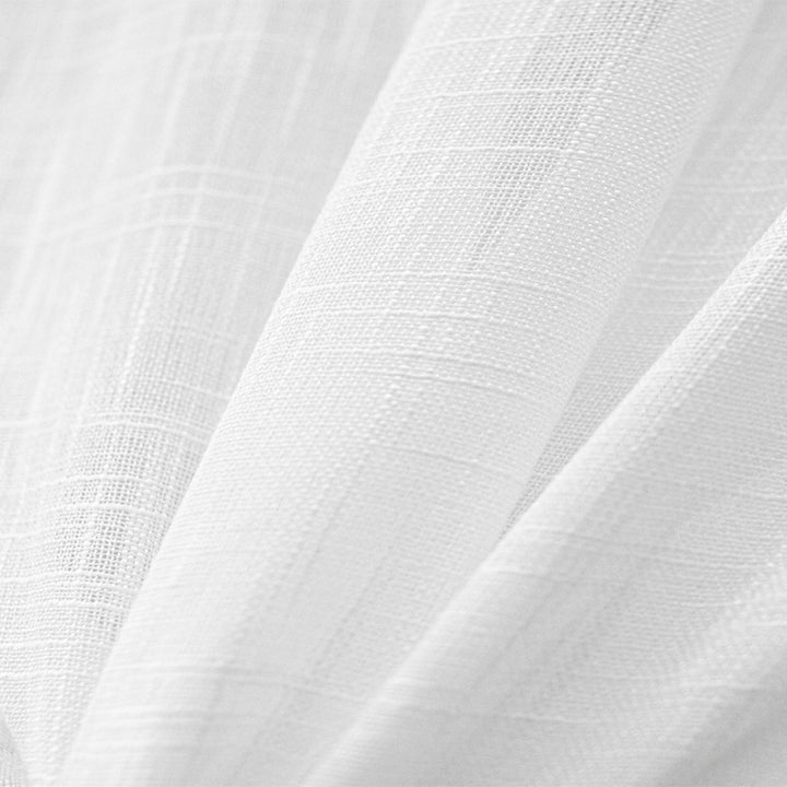 110" Tessera Solid Textured Sheer Fabric by the Yard | 4 Colors