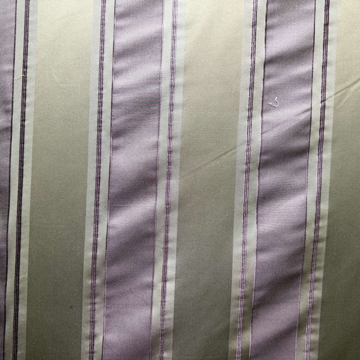 Isavanne Two-Toned Stripe Silk Fabric in Merlot