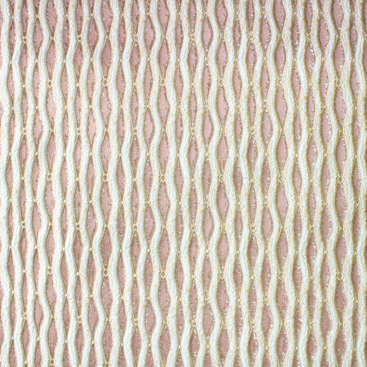 Montrelle Blush Textured Damask Jacquard Brocade Fabric
