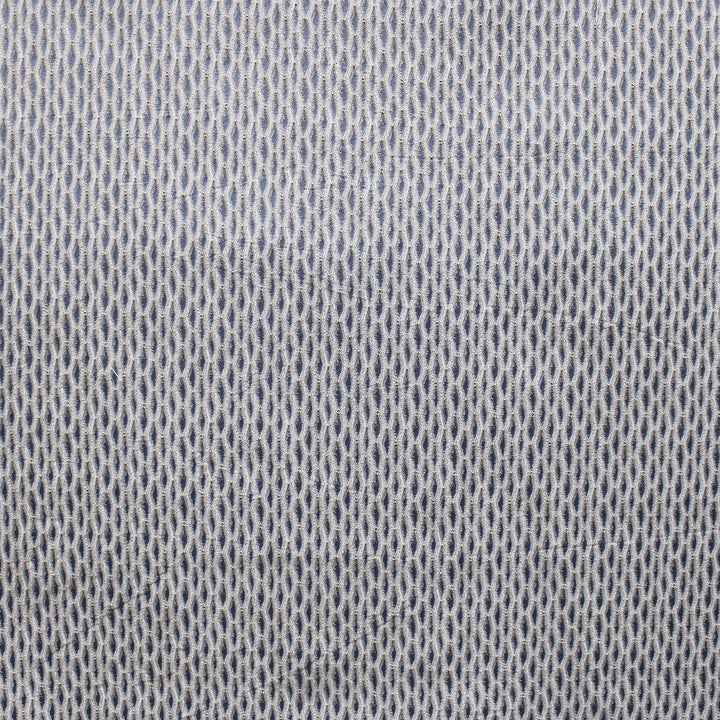 Montrelle Navy Blue Beige Textured Damask Jacquard Brocade Fabric