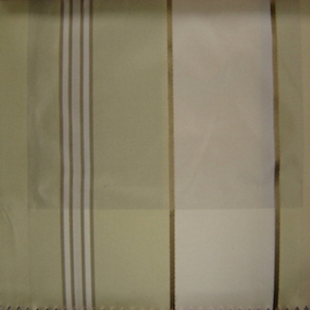 Rivanne Multi-Colored Wide Stripe Silk Fabric in Oyster