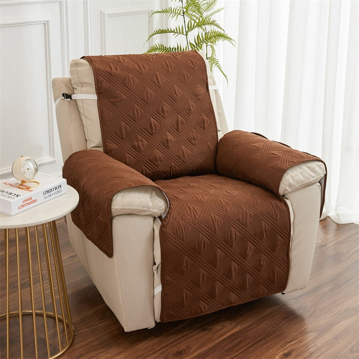 7 COLORS / Quilted Armchair Recliner Cover Couch Protector Sofa Throw For Couches Sectional Slipcover