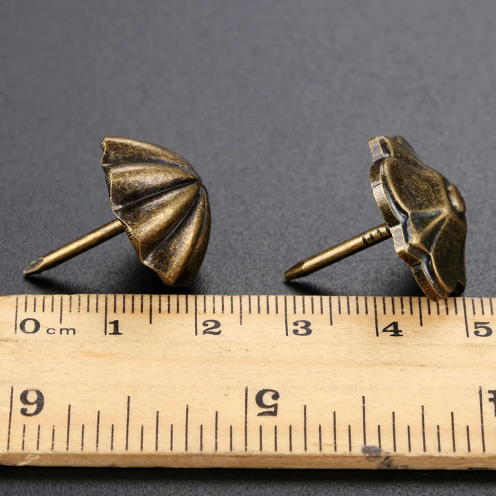 10pc 20*22mm Antique Umbrella Pattern Upholstery Furniture Nails