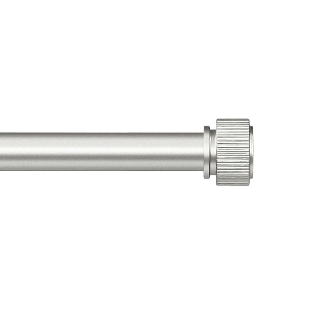 Lyra 5/8" Diameter Adjustable Single Drapery Curtain Rod Set