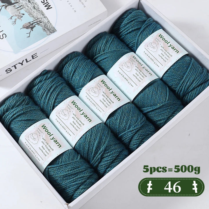 500g Gradient Color Rainbow Yarn