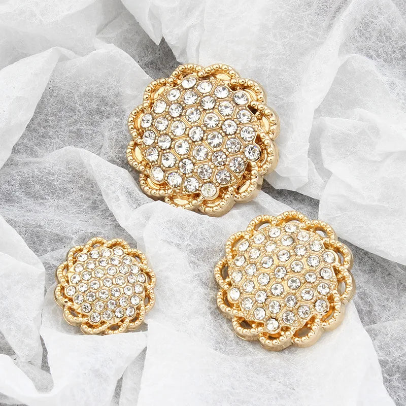 6 PC / Hisoda Rhinestone Buttons