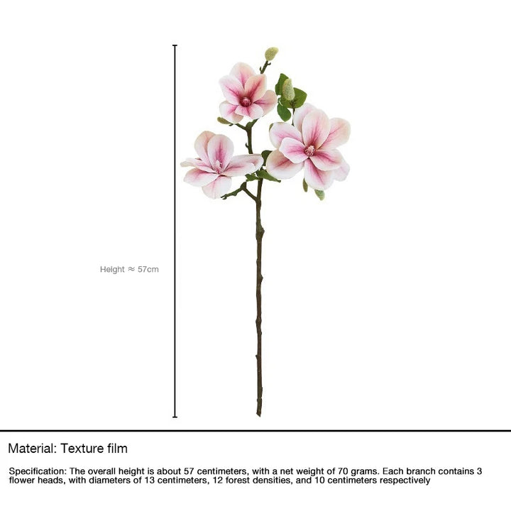 20" Faux Magnolia Branch