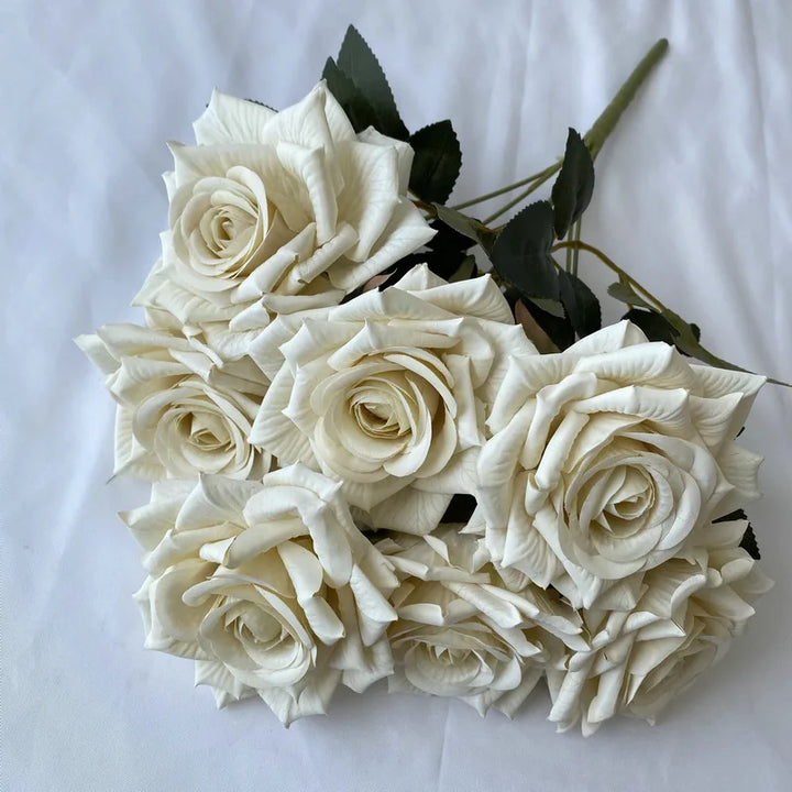 Faux Diamond Rose Flower