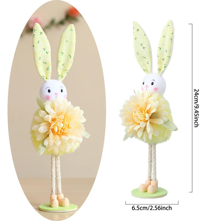 Easter Standing Flower Bunny Fairy Angels