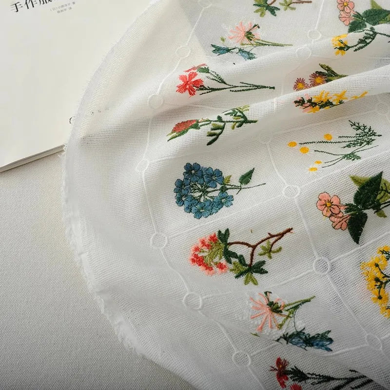 Lysa Embroidered Tulle Lace Fabric